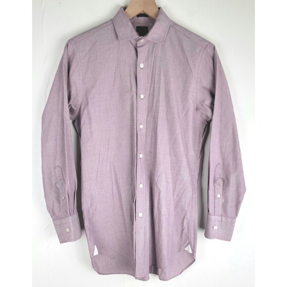 J Crew 120s 2 Ply Mens Size Small Ludlow Dress Shirt Spread Collar Career Work - Picture 1 of 10